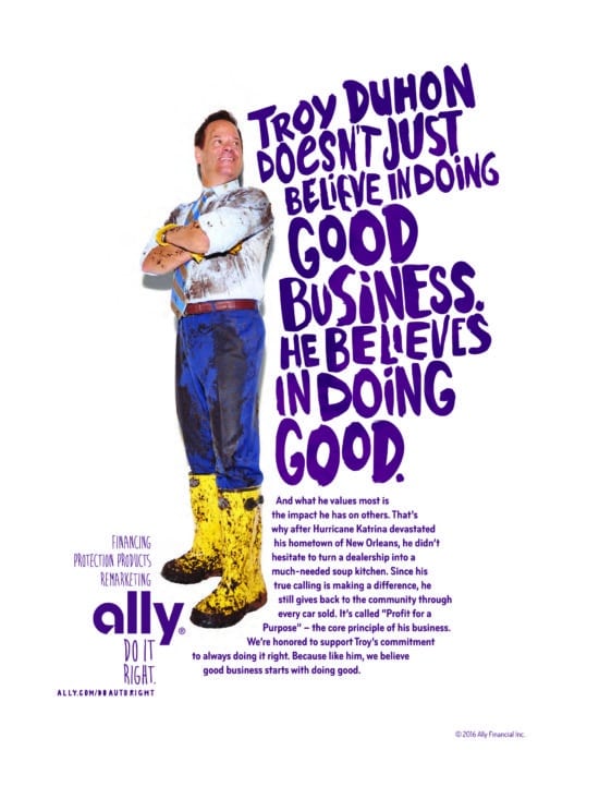 Ally Print Ad