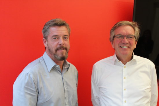 Scott Painter (left), Fair co-founder and former chief executive; and Georg Bauer (right), Fair co-founder and chairman