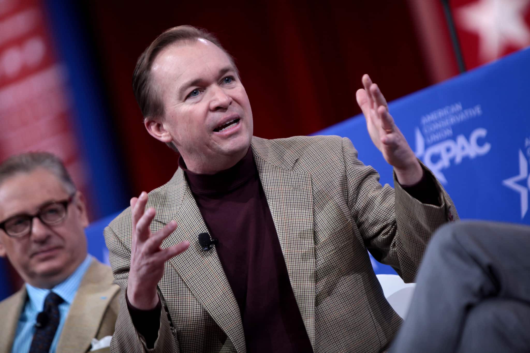 Acting CFPB Director Mick Mulvaney speaking at CPAC in 2015 during his term as a Congressman. (Photo by Gage Skidmore via Flickr)