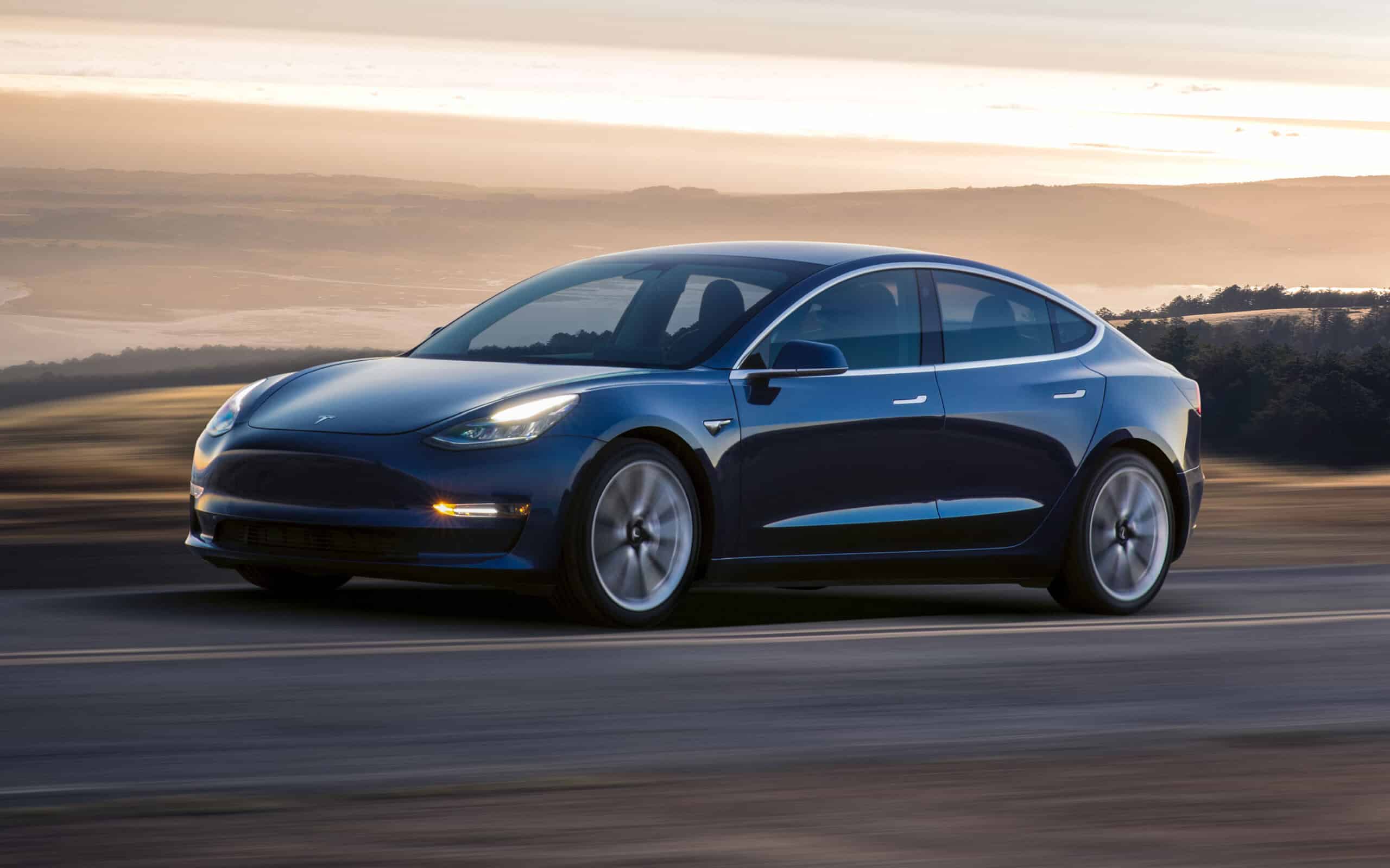 Tesla Model 3 (via Tesla press kit)