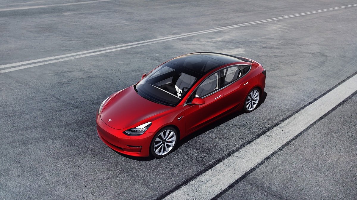 Tesla Model 3 (Via Tesla)