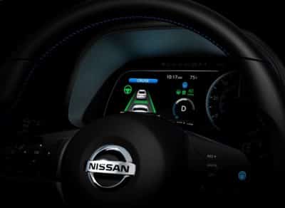 NASHVILLE, Tenn. (June 22, 2017)  The widely anticipated new Nissan LEAF will feature state-of-the-art ProPILOT Assist technology, Nissans driver-assistance technology that reduces the hassle of stop-and-go highway driving. ProPILOT Assist supports drivers by helping control acceleration, braking and steering during single-lane driving on the highway. In the coming years, Nissans ProPILOT technology will offer increasing levels of autonomy, with the system eventually able to navigate city intersections. Set to help make driving more secure and more enjoyable, ProPILOT Assist is part of Nissan Intelligent Mobility, the companys blueprint for transforming how cars are driven, powered and integrated into society.