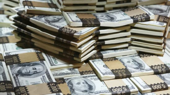 cash piled