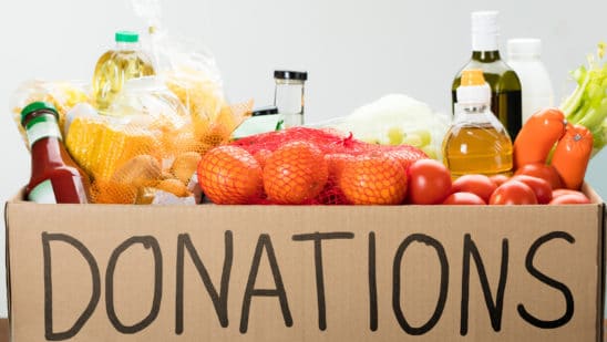 SCUSA volunteers at local food bank