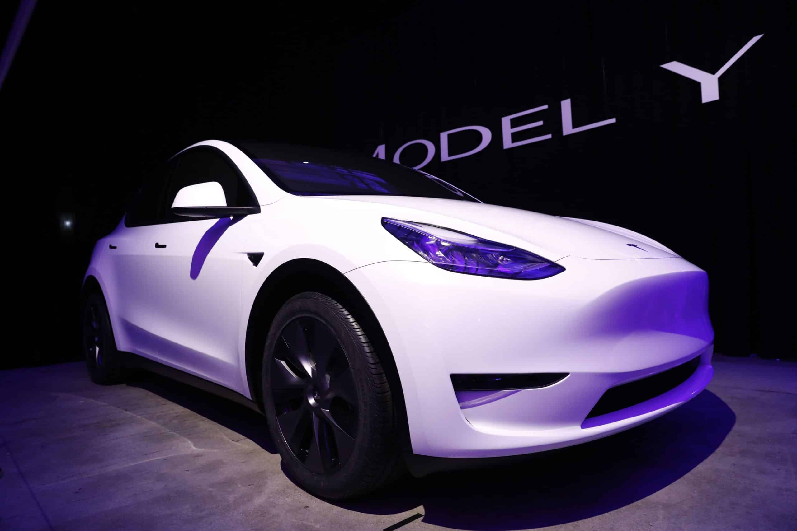 Tesla Model Y Photographer: Patrick T. Fallon/Bloomberg