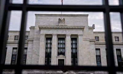 The Marriner S. Eccles Federal Reserve building stands in Washington, D.C., U.S., on Wednesday, July 31, 2019. The Federal Reserve is widely expected to lower interest rates by a quarter-point at its meeting that concludes Wednesday and leave the option open for additional moves despite demands by President Donald Trump for a "large" rate cut.