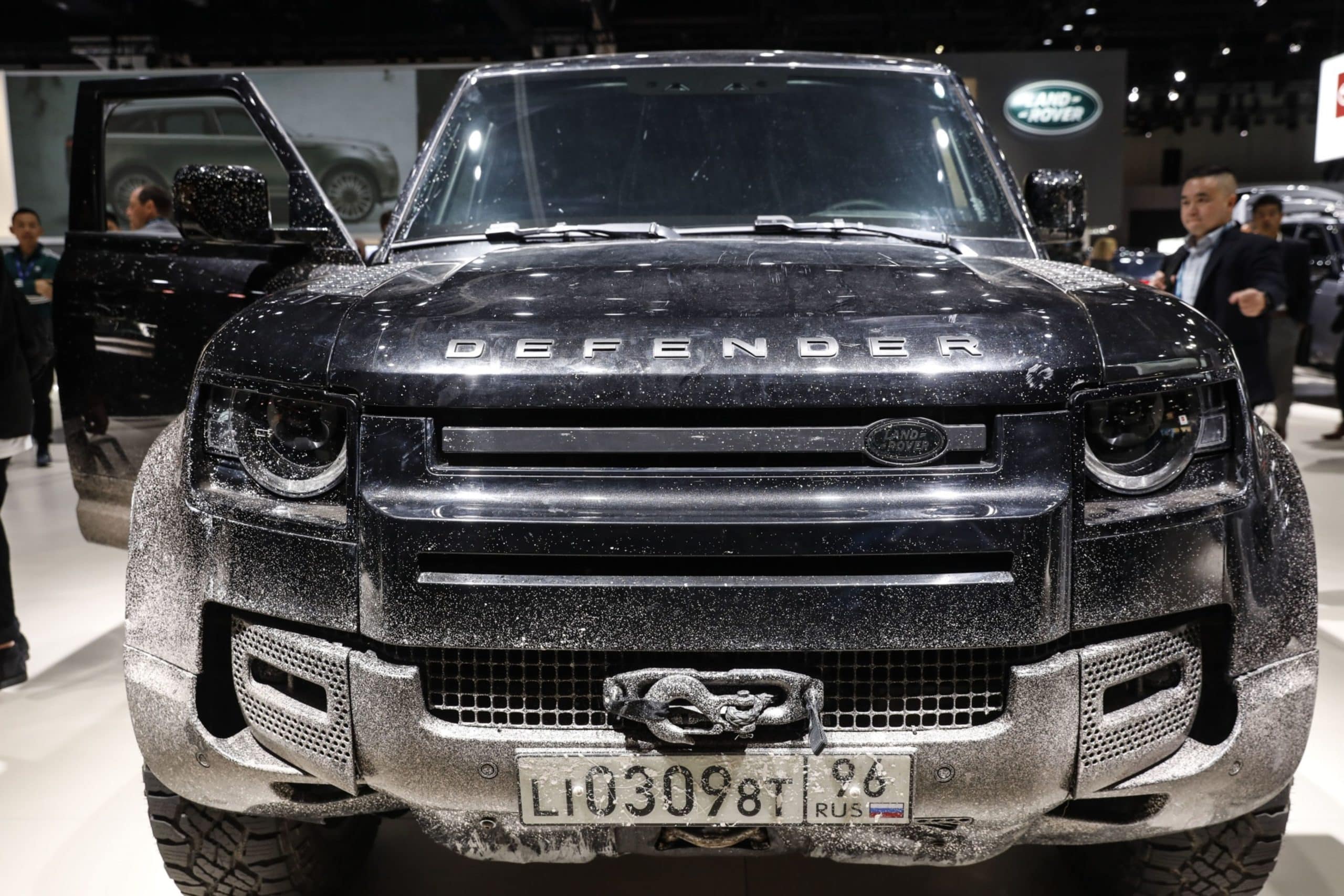 The Land Rover Defender sport utility vehicle (SUV), manufactured by Jaguar Land Rover Plc. Photographer: Patrick T. Fallon/Bloomberg