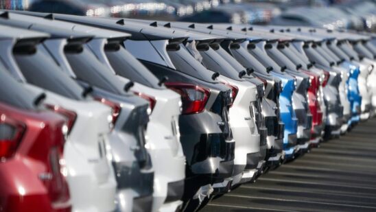 nissan cars lined up