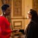 Renee Horne, vice president of consumer lending experiences, meets with an attendee at the 2019 Auto Finance Summit after her presentation at the Women in Auto Finance Luncheon