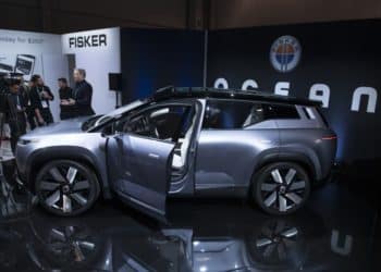 Fisker Ocean electric sports utility vehicle. Photographer: Bloomberg/Bloomberg