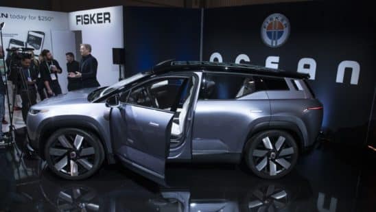 Fisker Ocean electric sports utility vehicle. Photographer: Bloomberg/Bloomberg