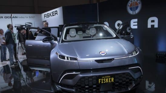 Fisker Ocean electric SUV.