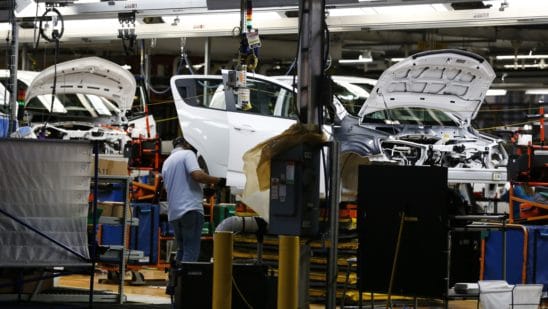 U.S. Factory Output Rises More Than Forecast on Auto Production