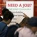 A representative speaks with job seekers during a fair for construction jobs at the Lucas Museum of Narrative Art in Photographer: Bloomberg/Bloomberg