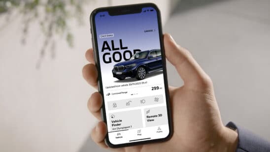 My BMW app integrates BMW Financial Services for omnichannel experience