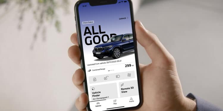 My BMW app integrates BMW Financial Services for omnichannel experience