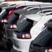 cars lined up on lot