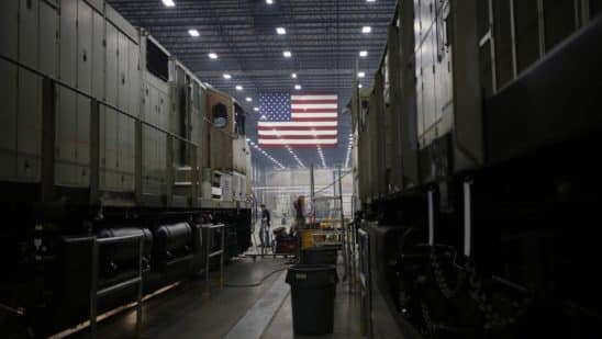 U.S. factory output falls in fresh supply-chain warning
