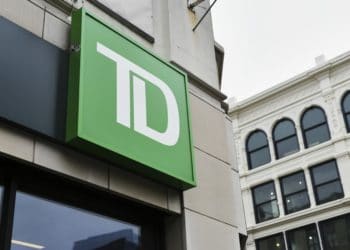 Signage is displayed outside a TD Ameritrade Holding Corp. bank branch in New York, New York, US., on Saturday, April 20, 2019.