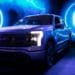 The all-electric Ford F-150 Lightning truck