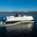 Pure Watercraft Electric Pontoon Boat. This is the first product to result from Pure Watercraft’s collaboration with General Motors (NYSE: GM).