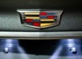 The General Motors Co. (GM) Cadillac logo is displayed on the rear of a Cadillac CT5 sedan during an event in New York, U.S., on Tuesday, April 16, 2019. The CT5 sedan debuting at this week's New York show targets BMW's 3 Series and the Audi A4 and will be priced accordingly, said Ken Kornas, the car's product manager.