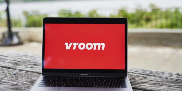 vroom on laptop screen