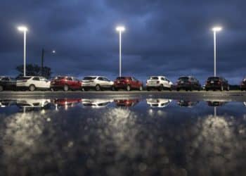 2021 Chevrolet vehicles on a lot at the Green Chevrolet dealership in East Moline, Illinois, U.S., on Monday, May 3, 2021. General Motors Co. is scheduled to release earnings figures on May 5.