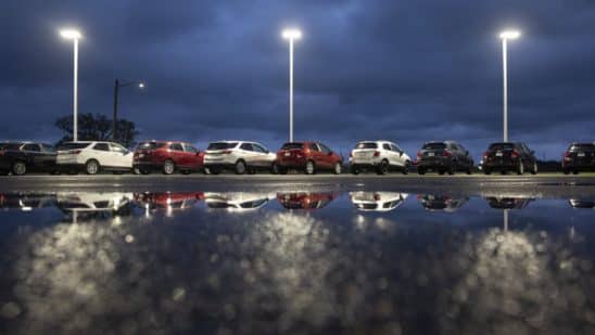2021 Chevrolet vehicles on a lot at the Green Chevrolet dealership in East Moline, Illinois, U.S., on Monday, May 3, 2021. General Motors Co. is scheduled to release earnings figures on May 5.