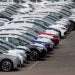 Newly-manufactured electric vehicles (EV) in a storage lot at the Volkswagen AG (VW) electric automobile plant in Zwickau, Germany, on Tuesday, April 26, 2022. VW, the world's biggest automaker, is scheduled to announce earnings on May 4. Photographer: Krisztian Bocsi/Bloomberg