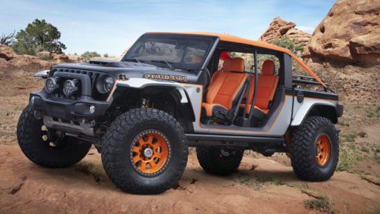 Jeep debuts Wrangler-, Gladiator-inspired Jeep Bob concept