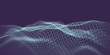 Artificial Intelligence Automation Technology Background. Augmented Reality Design