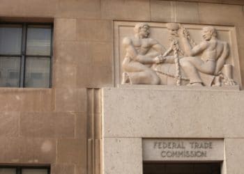 The Federal Trade Commission (FTC) building stands in Washington D.C., U.S., on Tuesday, Oct. 1, 2013. The U.S. government began its first partial shutdown in 17 years, idling as many as 800,000 federal employees, closing national parks and halting some services after Congress failed to break a partisan deadlock by a midnight deadline.