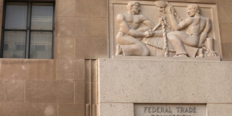 The Federal Trade Commission (FTC) building stands in Washington D.C., U.S., on Tuesday, Oct. 1, 2013. The U.S. government began its first partial shutdown in 17 years, idling as many as 800,000 federal employees, closing national parks and halting some services after Congress failed to break a partisan deadlock by a midnight deadline.
