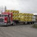 A truck loaded with boxes containing Ski-Doo brand snowmobiles leaves a BRP manufacturing facility in Valcourt, Quebec, Canada, on Wednesday, Oct. 28, 2020. BRP Inc. says production shutdowns depleted its inventory and dragged down revenues in its second quarter, but rising demand buoyed profits as fun-seekers turned to power sports for pandemic recreation, The Toronto Star reported. Photographer: Christinne Muschi/Bloomberg