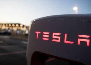 A Tesla Inc. fast charging station at Gridserve's new electric forecourt in Braintree, UK. Photographer: Chris Ratcliffe/Bloomberg