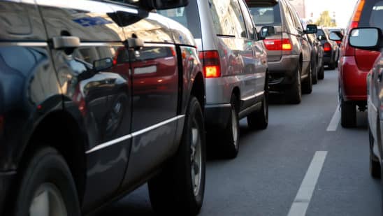 CARS IN TRAFFIC