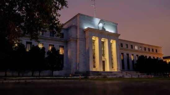 The Marriner S. Eccles Federal Reserve building in Washington, D.C., U.S., on Friday, Sept. 17, 2021. President Biden's economic agenda risks getting delayed by weeks or months in Congress with tax, health care and other issues still unresolved and continued squabbling between the Democratic Party's progressive and moderate wings.