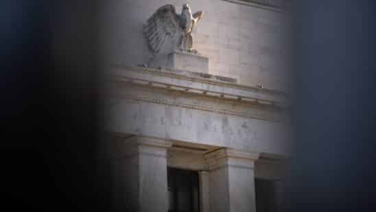 The Marriner S. Eccles Federal Reserve building in Washington, D.C., US, on Tuesday, Aug. 23, 2022. The Federal Reserve chair's speech this week at the Jackson Hole symposium is expected to offer clues on the Fed's tightening path, with hedge funds making record bets that the US central bank will stick to its hawkish script. Photographer: Graeme Sloan/Bloomberg