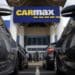 Customers shop for used vehicles at a CarMax dealership in Louisville, Kentucky, U.S., on Thursday, June 24, 2021. CarMax Inc, jumps 5.8% in premarket trading after it reported revenue for the first quarter that beat the average analyst estimate.