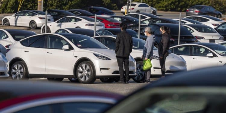 Tesla drops as Musk says demand ‘a little harder’ to come by