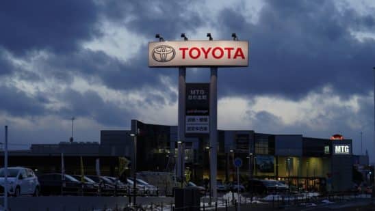 toyota dealership sign