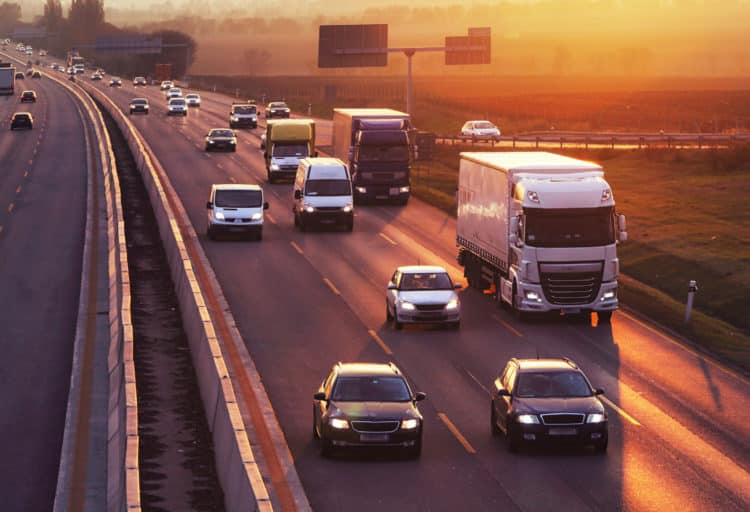 CARS IN TRAFFIC