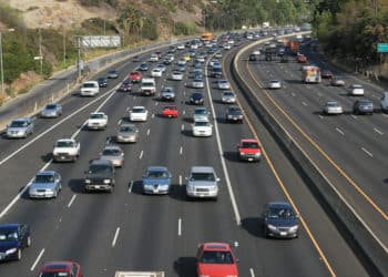 CARS ON HIGHWAY