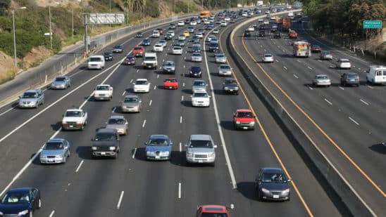 CARS ON HIGHWAY