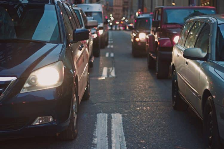 CARS IN TRAFFIC