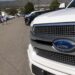 Vehicles at a Ford dealership in Colma, California, US, on Friday, July 22, 2022. Ford Motor Co. is expected to release earnings figures on July 27. Photographer: David Paul Morris/Bloomberg