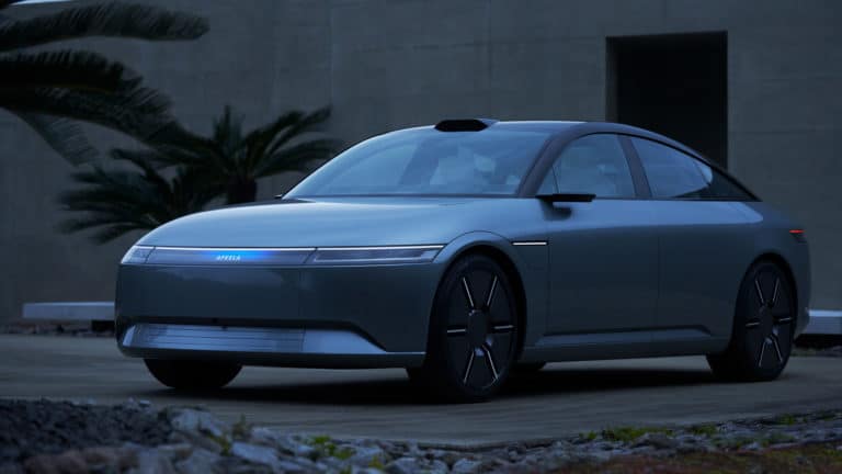 Afeela car outside