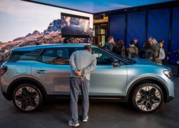 The Ford Motor Co. Explorer electric SUV during its launch in London, UK, on Tuesday, March 21.