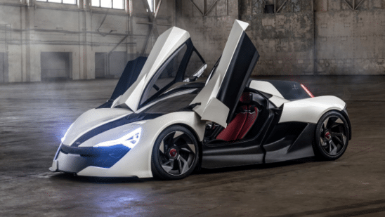 Apex Motors unveils EV supercar in the US
